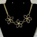 Daisy Gold Toned  Chain Necklace Photo 1