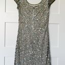 Boston Proper Champagne Sequin Dress Photo 5