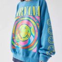 Nirvana Smile overdyed sweatshirt oversized size S|M Photo 2