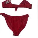Dippin Daisy’s Swimwear DIPPIN DAISYS Revibe Red velvet Zen Astro 2 pc swimsuit bikini NEW Size small Photo 4