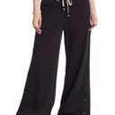 Free People Movement  Viola Snap Wide Leg Pants in Black Size Medium Photo 0