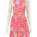 Yumi Kim  Silk Cross-back floral mini dress in Coral size XS NWT Photo 7