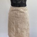 A-List By Wrapper Vintage 90’s Beige Floral Satin Pencil Skirt Photo 8