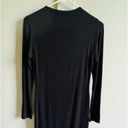 Naked Wardrobe Black Knee Length Long Sleeve Lined Dress Sz Small Photo 1