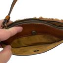 Patricia Nash  Piedmont Sherpa Tan Italian Leather Wristlet Photo 6