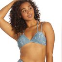 Billabong NWT Sporti x Stef Corgel Isla Palm Shadow Bikini Set - Dusk Blue - M/M Photo 3