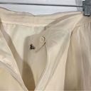 Ralph Lauren Vintage  Purple Label Off White Silk Skirt Photo 7