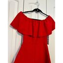 Almost Famous  red off the shoulder romper NEW S Photo 2