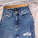 BDG Stretch High Waist Flare Jeans 26, Medium Wash, Distressed, Urban Outfitters Photo 5