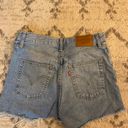 Levi's High Waisted Ribcage Jean Shorts Photo 3