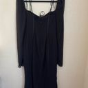 House Of CB  Dress OPHELIA BLACK CUTOUT MIDI DRESS size Medium NWOT Photo 8