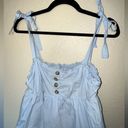 Urban Outfitters  100% Cotton Baby Blue Baby Doll Dress  SIZE LARGE Photo 2