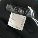 Venus  Black Flat Front Knee Length Pencil Skirt 8 Photo 2