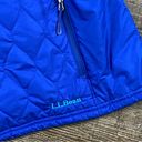 L.L.Bean  Vest Women XL Quilt Revisable Zip Mock Neck Outdoor Lightweight Hiking Photo 3