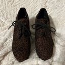 Forever 21  Platform Lace Up Wedged Booties Leopard Size 8 Photo 1