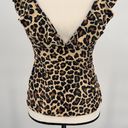 Beachsissi Leopard Ruffle V Neck Tummy Control Tank Swimsuit Size Medium Photo 5