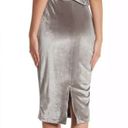 Likely Driggs Velvet Midi Dress in Pewter Photo 1