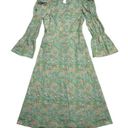 Tuckernuck  NWT Hyacinth House Olga in Green Floral Tie Back Cotton Dress S Photo 0