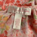 Oscar de la Renta  Pink Label Y2K Floral Print Sleeveless Tank Top Blouse Pink- M Photo 2