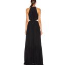 A.L.C. Nwot  Libra Maxi Dress 6 Small Black Halter Cutout A-Line Formal Photo 1