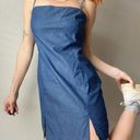 Calvin Klein Jeans Vintage 90s/Y2K  Denim Slitted Mini Babydoll Dress Photo 1