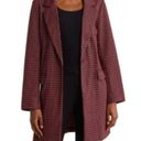 Sanctuary  Womens L Catalina Notch Lapel Plaid Print Coat NEW Photo 0