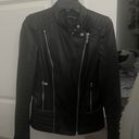 Reserved Black Faux Leather Jacket  Photo 0