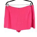 Amanda Uprichard  Dale Hot Pink Slit Mini Skort Size XL Photo 2