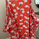 N/Nicholas Vermilion Floral Bubble Sleeve Mini Dress size 10 Photo 8