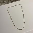 Monet Signed  Necklace Two Tone 16 Inch Photo 6