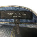 Rag and Bone  High Rise Ankle Skinny Jeans Pamela Distressed Frayed Women’s Size 27 Photo 7