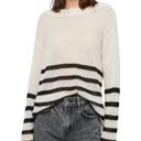 All Saints Lune Lightweight Wool Blend Sweater with Black Stripes Size S NW Photo 9