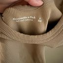 Abercrombie & Fitch Tan A&F Ribbed Body Suit Photo 2