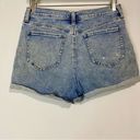 SO  Women’s High Rise Mom Shorts Denim Jean Short Light Blue Wash Size 9 Photo 5