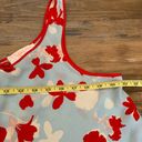 Oscar de la Renta  Pink Label Cami Sleeveless Top S Small Red Poppy Floral Tank Photo 9