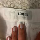 AGOLDE NWOT  Riley Long High Rise Straight Jean - Sour Cream (White) Photo 5