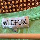 Wildfox  Green T-Shirt Photo 4