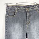 Bermuda Denim 24 7 Roamans Plus Size 22W Jean Shorts  Walking Dark Blue Denim 510 Photo 2