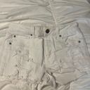 American Eagle White Denim Shorts Photo 1