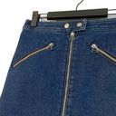 Rag and Bone  Denim Mini Skirt Size 25 Blue Womens Dark Wash Zipper Pockets Grunge Photo 1