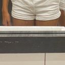 Aeropostale white Jean Shorts  Photo 3