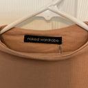 Naked Wardrobe  The NW Long Sleeve Bodycon Midi Dress in Coco Size S Photo 4