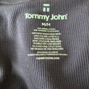 Second Skin Tommy John  Micro Ribbed V Neck Navy Sleep Tee Size M Photo 4