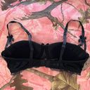 mimi holiday y2k sexy coquette black rhinestone lace bow push up bra  Photo 3