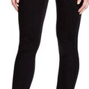 NYDJ  Synthetic Ponte HIgh Rise Legging Pants Black Size 2 Photo 0