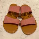 Qupid NWOT -  - Pink Double Strap Suede Sandal - Size US 8.5 Photo 1