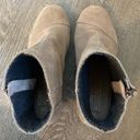 Toms  Desert Taupe Suede High Wedge Booties Women’s Size 7 Photo 5