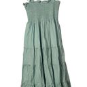 Hill House  Bay Blue Ellie Nap Midi Tiered Dress S Photo 1