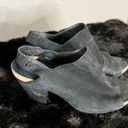 Eileen Fisher  Black Textile Upper Wedge Slingback Women's Shoes Size 8 Photo 0