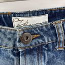 Vintage Havana  distressed mini skirt button fly denim jean blue 4 26 S Photo 5